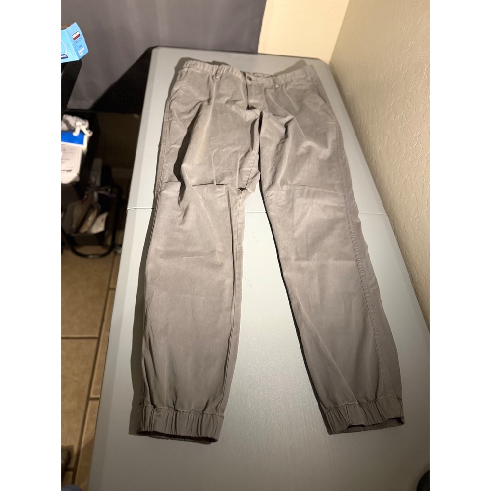 Bearbottom Clothing Mens XL Tall Gray Cotton Stretch Jogger Pants H0877